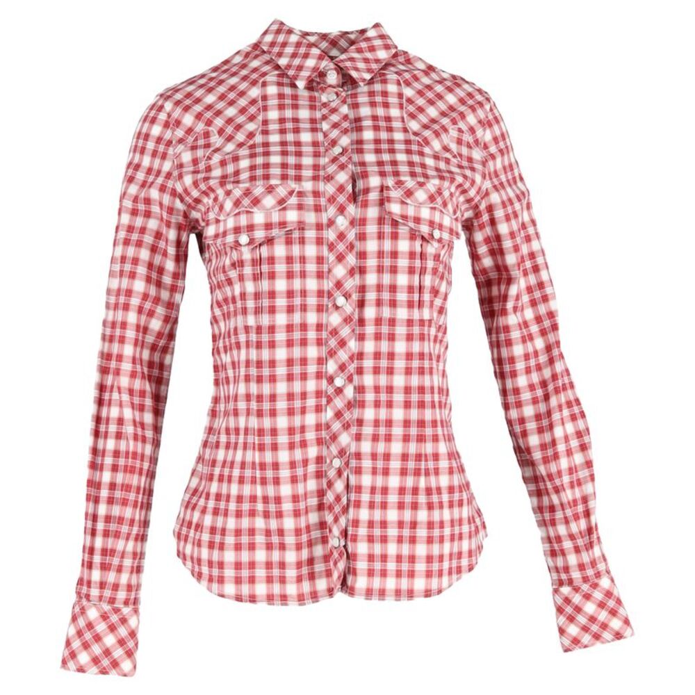 Dolce & Gabbana Plaid shirt in Red Cotton